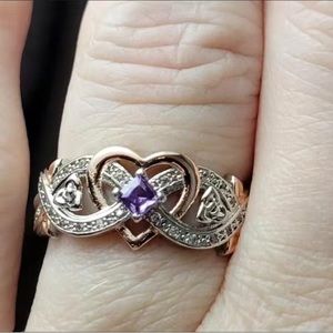 New Women’s 925 Silver Diamond Ring